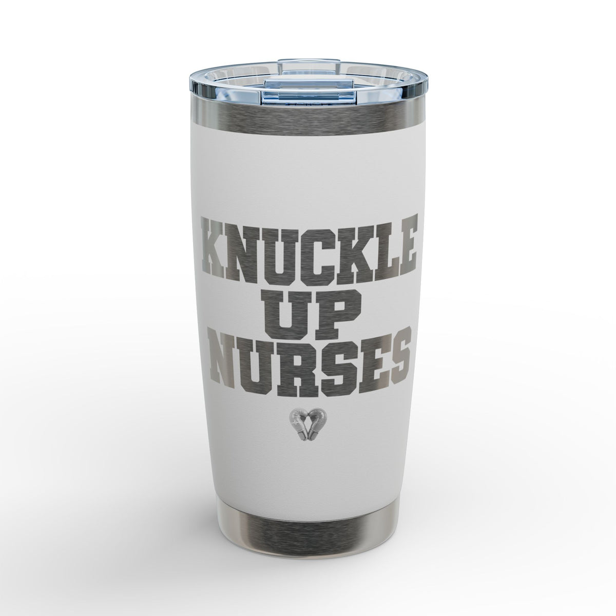 Knuckle Up Nurses Engraved Riva Tumbler — 20 oz