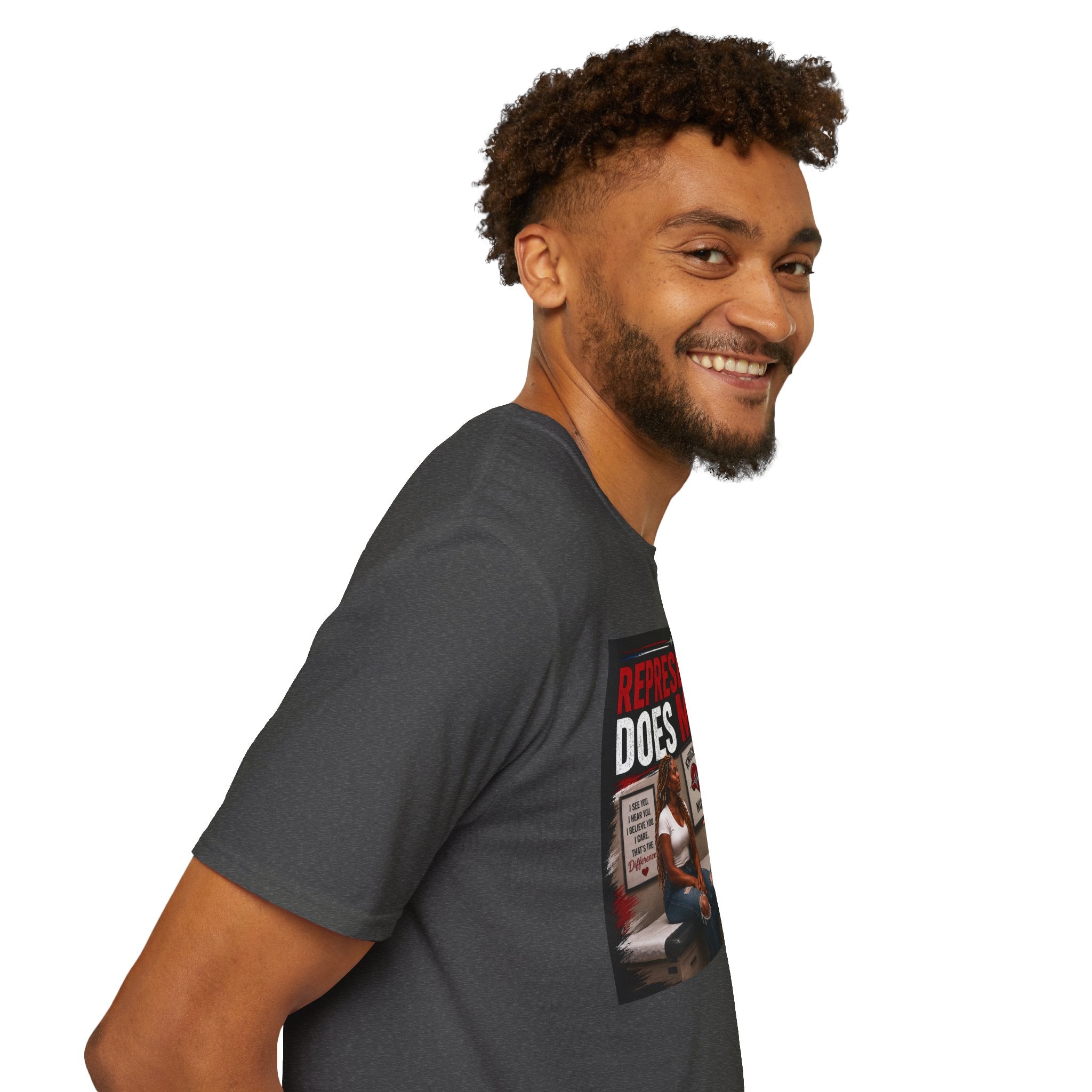 Representation Does Matter | Inspirational Graphic T-Shirt | Knuckle Up Believers