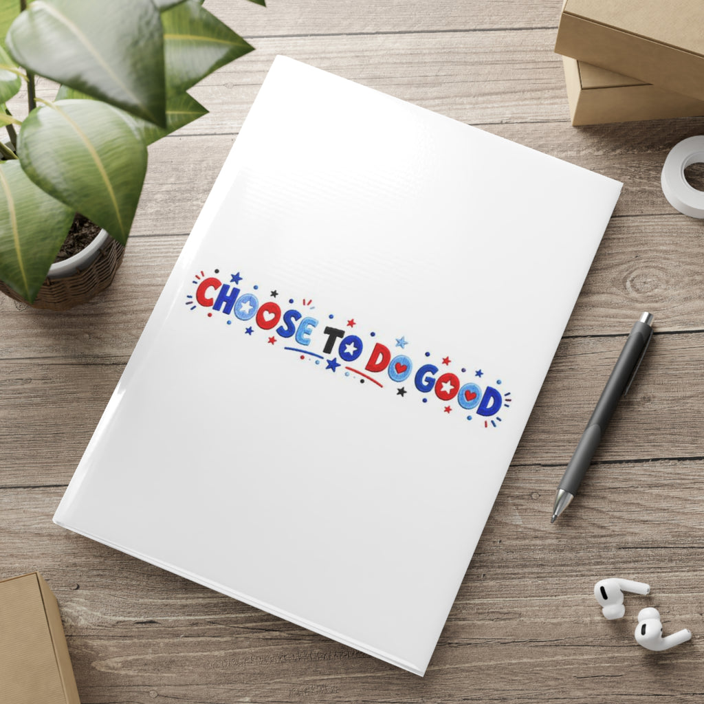 Choose To Do Good Boys Puffy Hardcover Notebook – Knuckle Up Kids