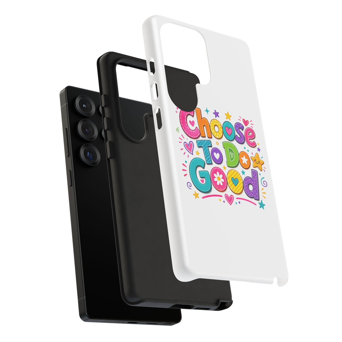 Girls Choose To Do Good Inspirational Tough Phone Case – Glossy or Matte