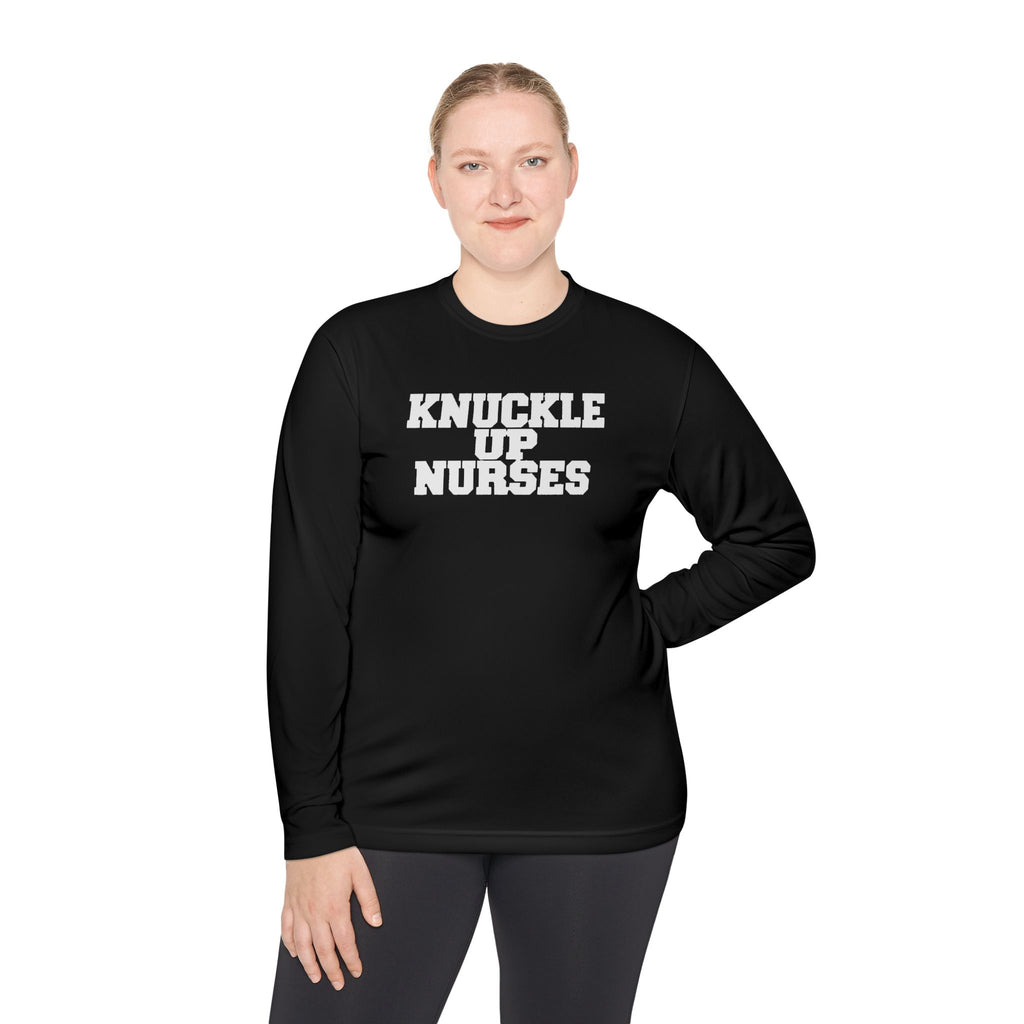 Knuckle Up Nurses Lightweight Performance Long-Sleeve Tee
