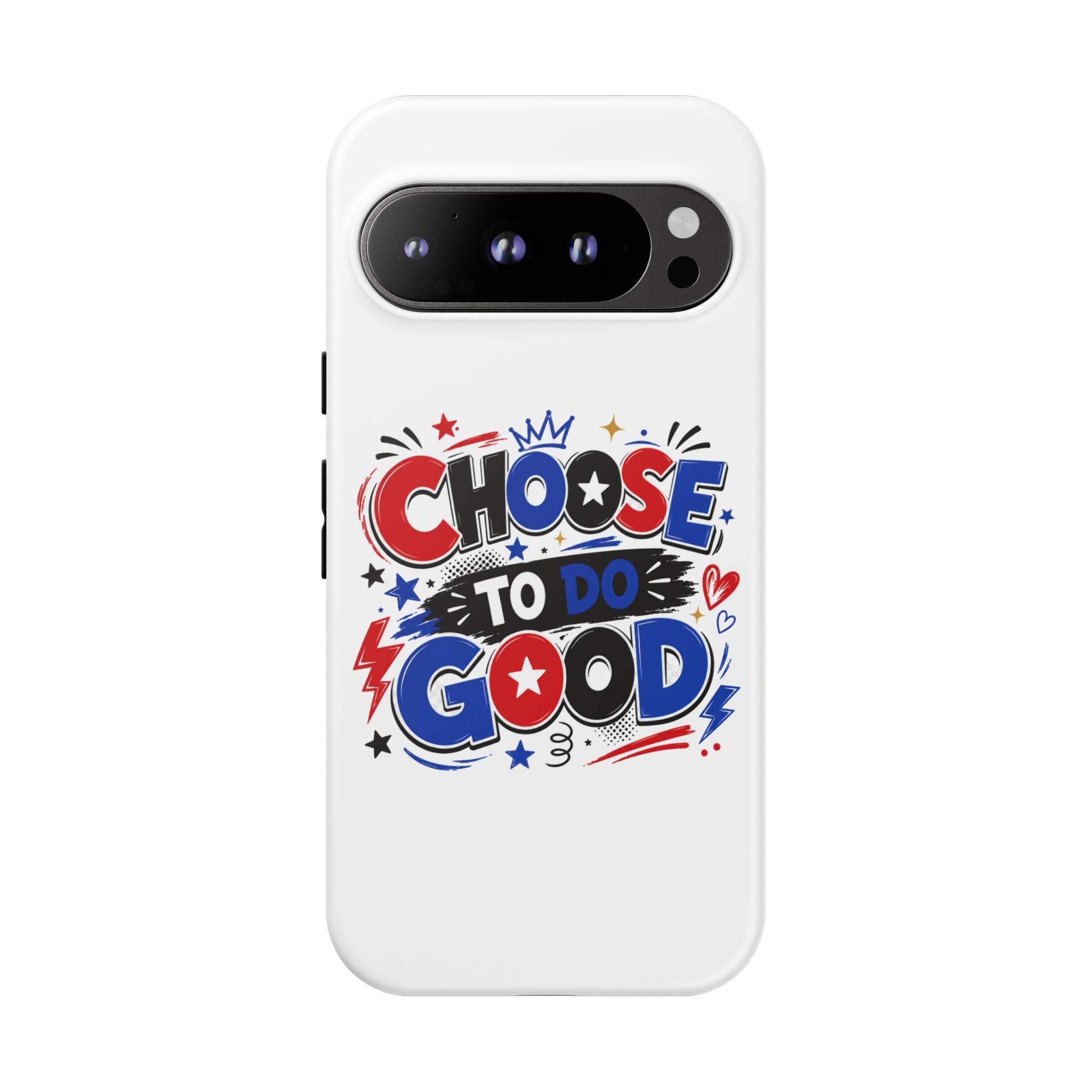 Boys Choose To Do Good Inspirational Tough Phone Case – Glossy or Matte