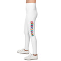 Choose To Do Good Girls Youth Leggings – Inspirational Side Stripe Leggings, Colorful Activewear for Girls, Soft Stretch Everyday Pants