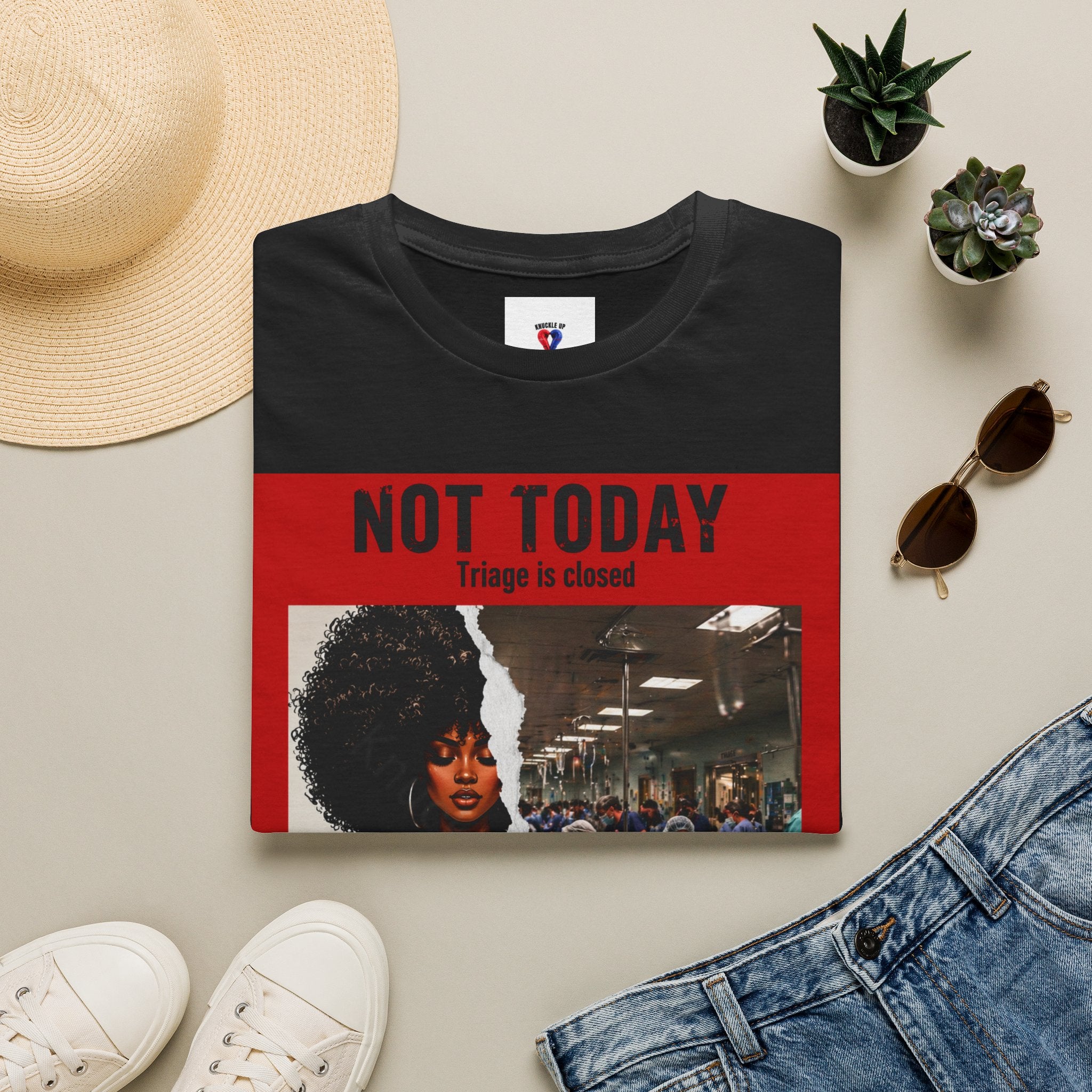 Not Today Satan Triage Is Closed Softstyle T-Shirt | Funny Nurse Shirt | Healthcare Humor Gift