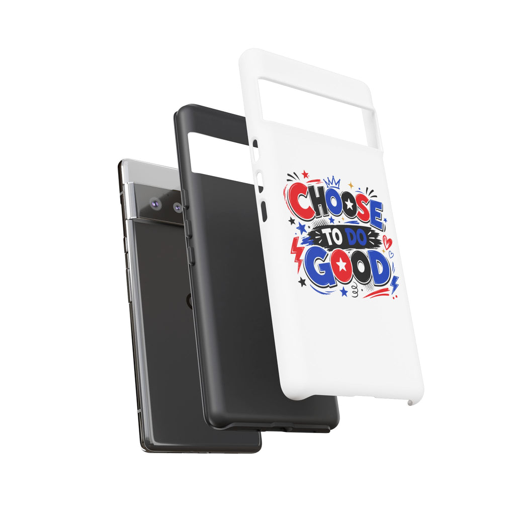Boys Choose To Do Good Inspirational Tough Phone Case – Glossy or Matte
