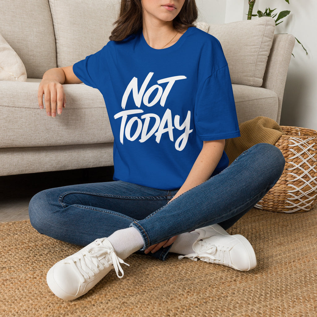 Not Today Unisex Softstyle T-Shirt | Bold Everyday Statement Shirt
