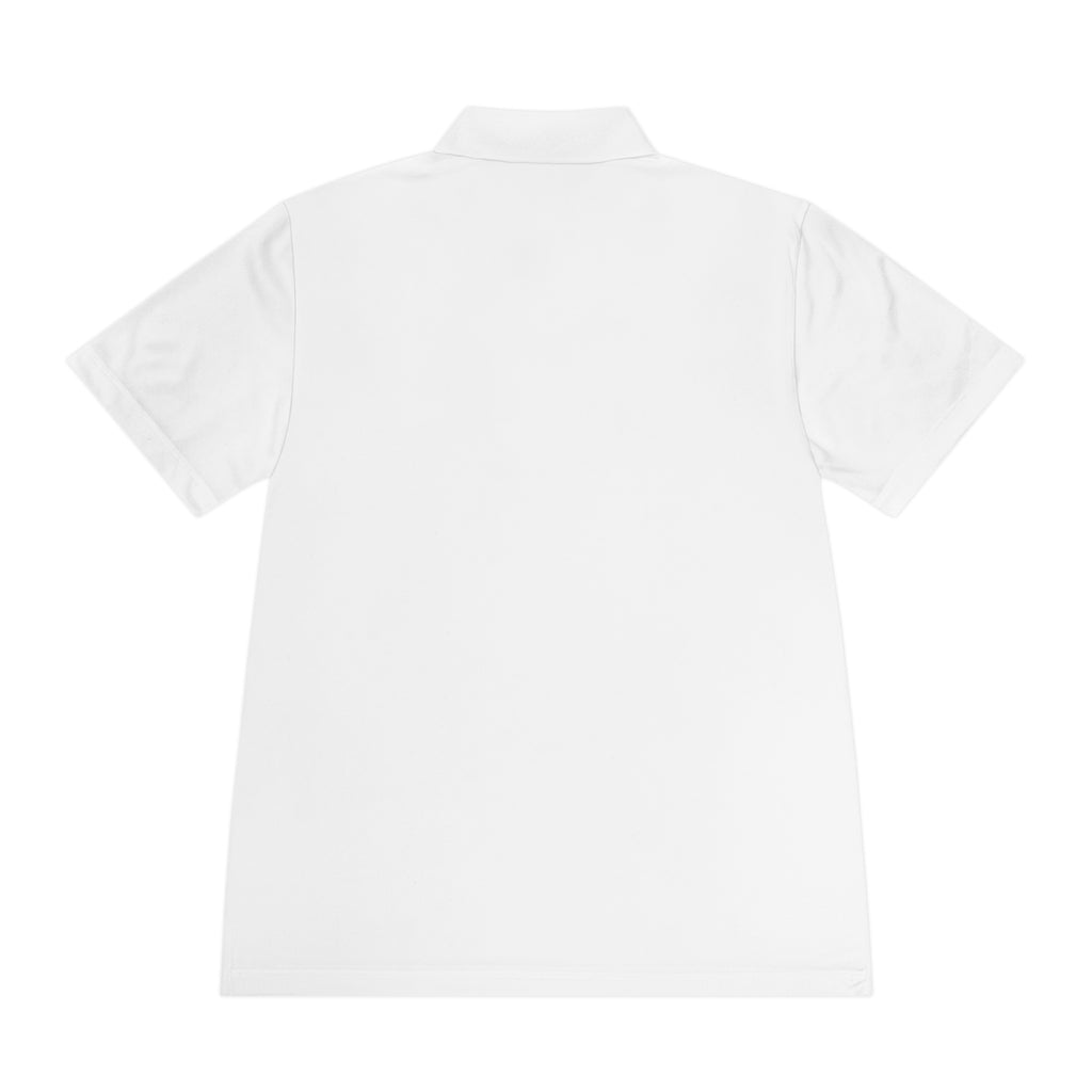 Knuckle Up Nurses Men’s Embroidered Performance Polo – White