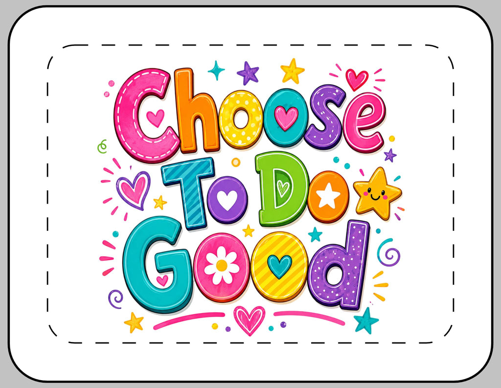 Choose To Do Good Girls Laptop Sleeve | Knuckle Up Kids