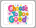 Choose To Do Good Girls Laptop Sleeve | Knuckle Up Kids