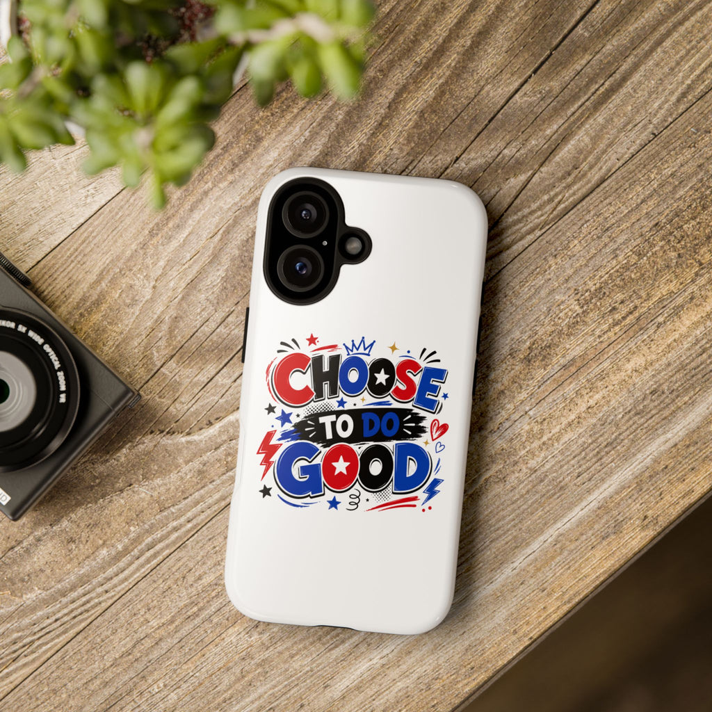 Choose To Do Good Boys iPhone 16 Phone Case | Knuckle Up Kids