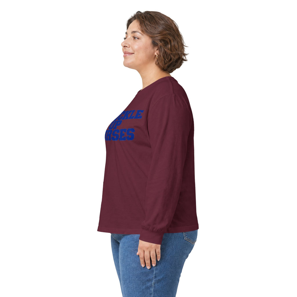Knuckle Up Nurses Ultra Cotton Long-Sleeve Tee