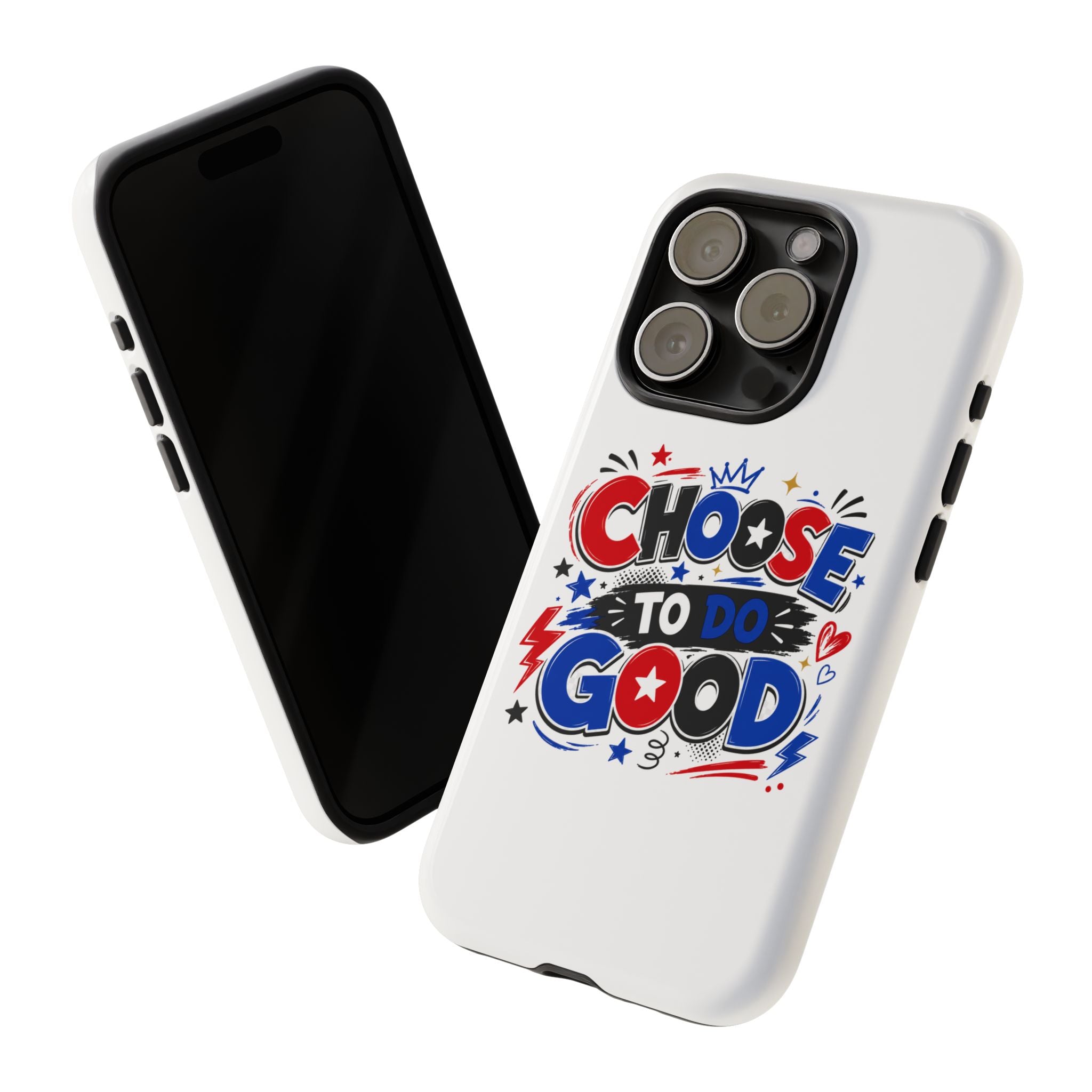 Boys Choose To Do Good Inspirational Tough Phone Case – Glossy or Matte