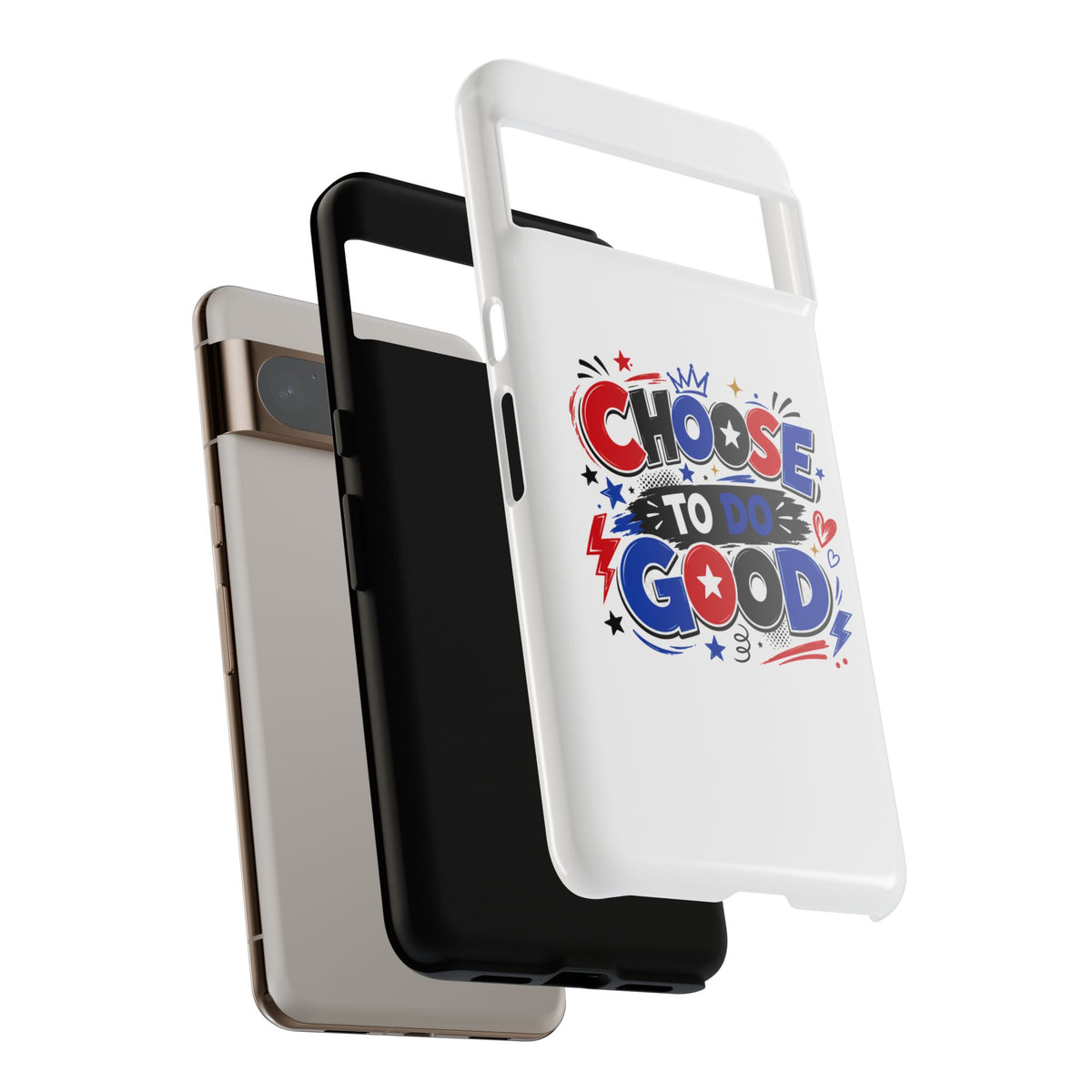 Boys Choose To Do Good Inspirational Tough Phone Case – Glossy or Matte