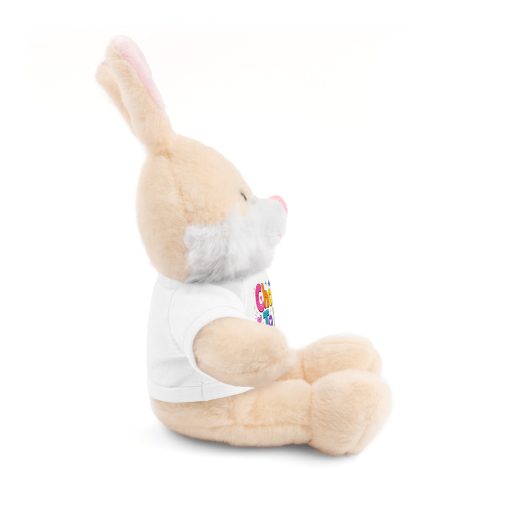 Choose To Do Good Plush Stuffed Animal with T-Shirt – Inspirational Teddy Bear & Animal Friend for Kids