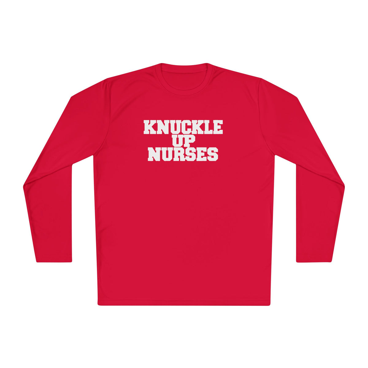 Knuckle Up Nurses Lightweight Performance Long-Sleeve Tee