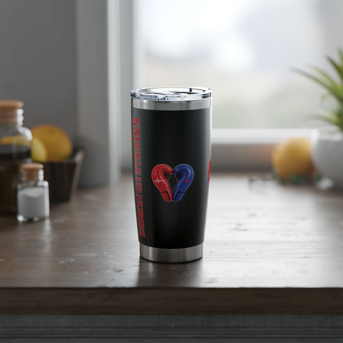 Knuckle Up Nurses Vagabond Insulated Tumbler — 20 oz