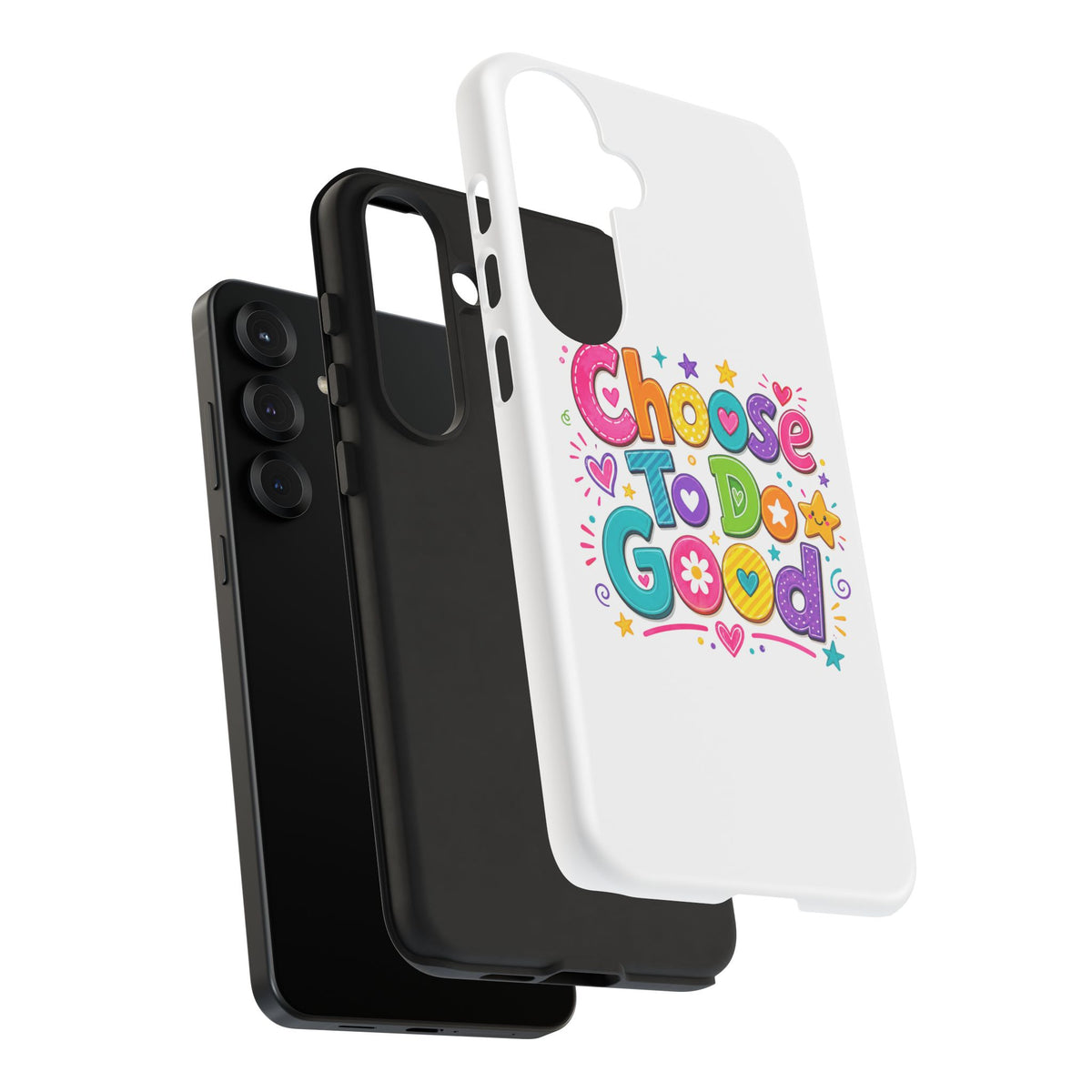 Girls Choose To Do Good Inspirational Tough Phone Case – Glossy or Matte