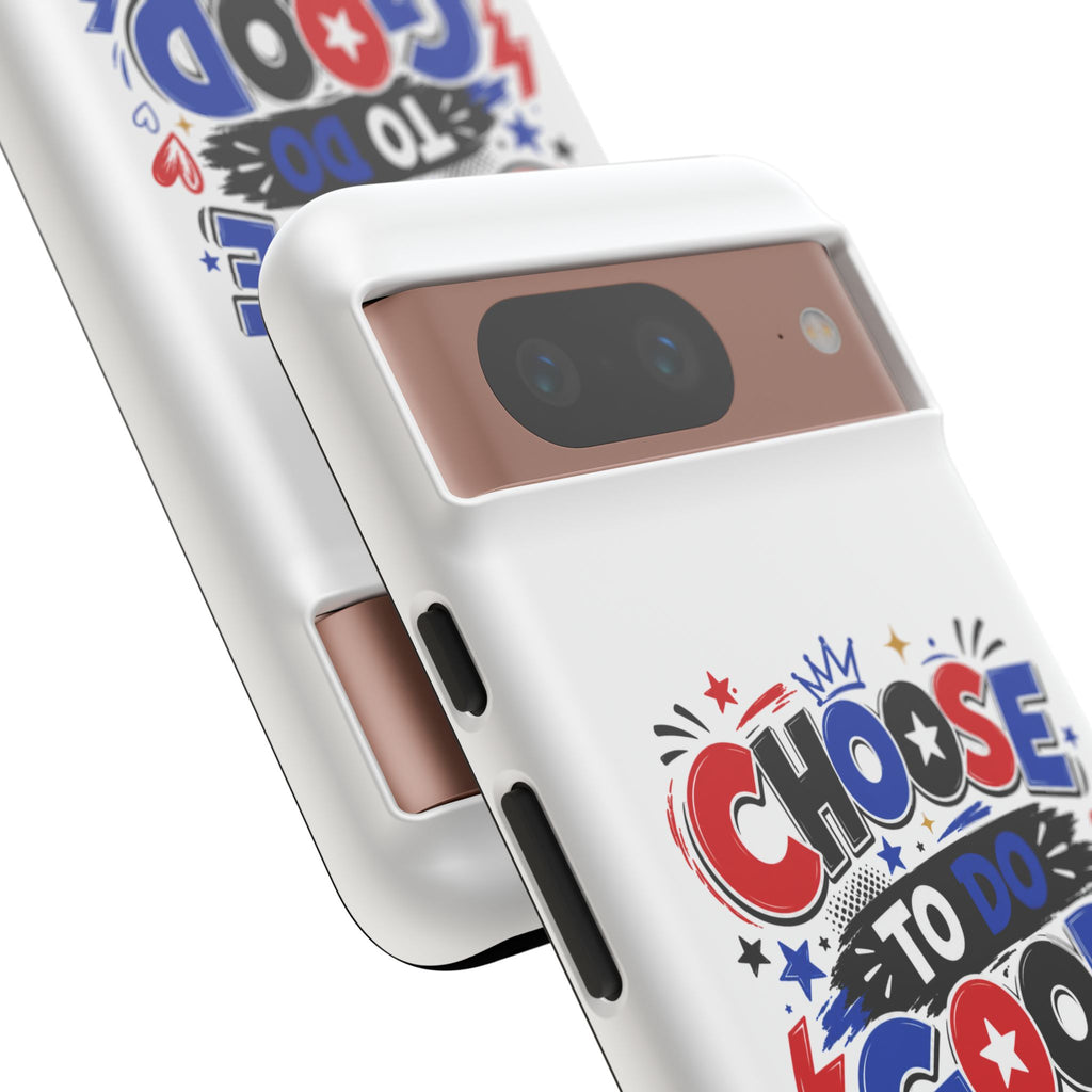 Boys Choose To Do Good Inspirational Tough Phone Case – Glossy or Matte