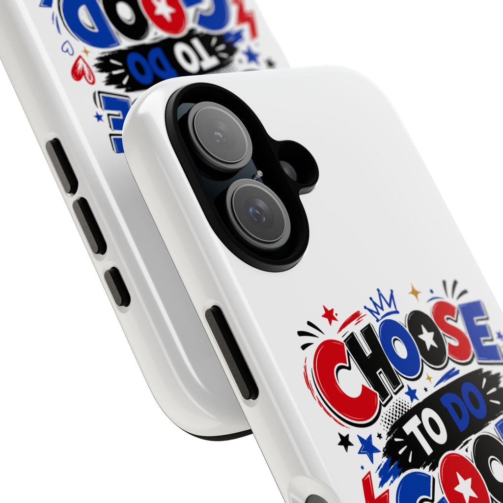 Choose To Do Good Boys iPhone 16 Phone Case | Knuckle Up Kids