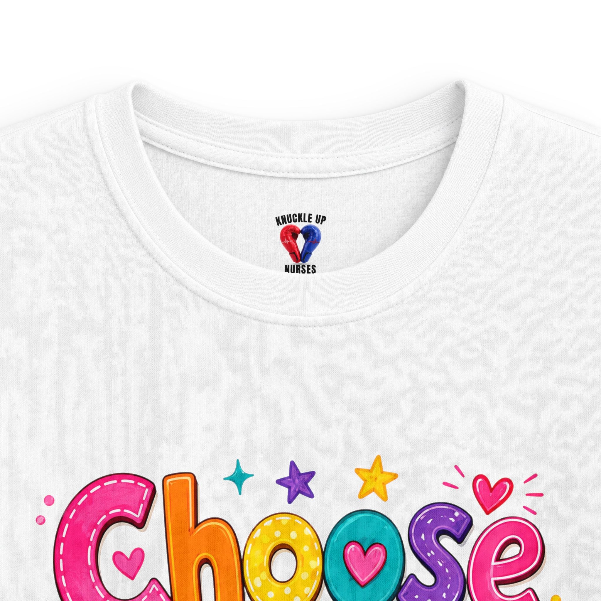 Choose To Do Good Girls T-Shirt – Colorful Kids Softstyle Tee, Positive Message Shirt, Kindness Gift for Girls
