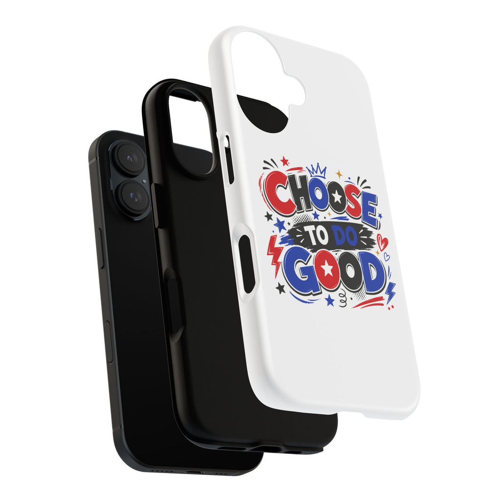 Choose To Do Good Boys iPhone 16 Phone Case | Knuckle Up Kids