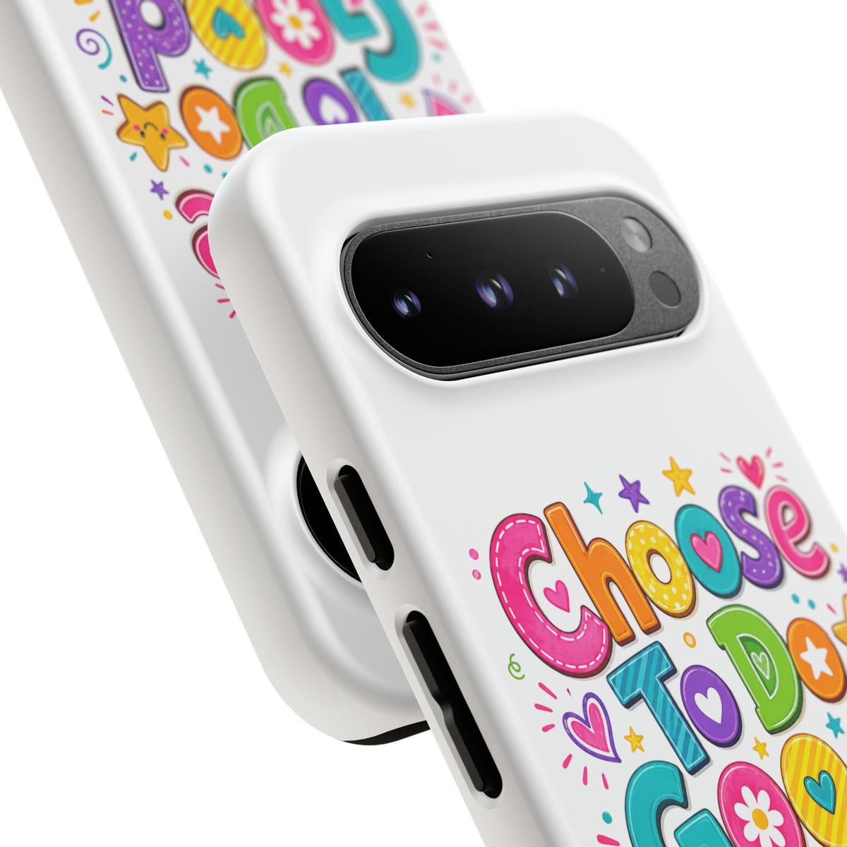 Girls Choose To Do Good Inspirational Tough Phone Case – Glossy or Matte