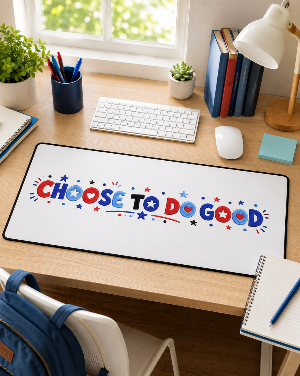 Choose To Do Good Boys Desk Mat | Knuckle Up Kids