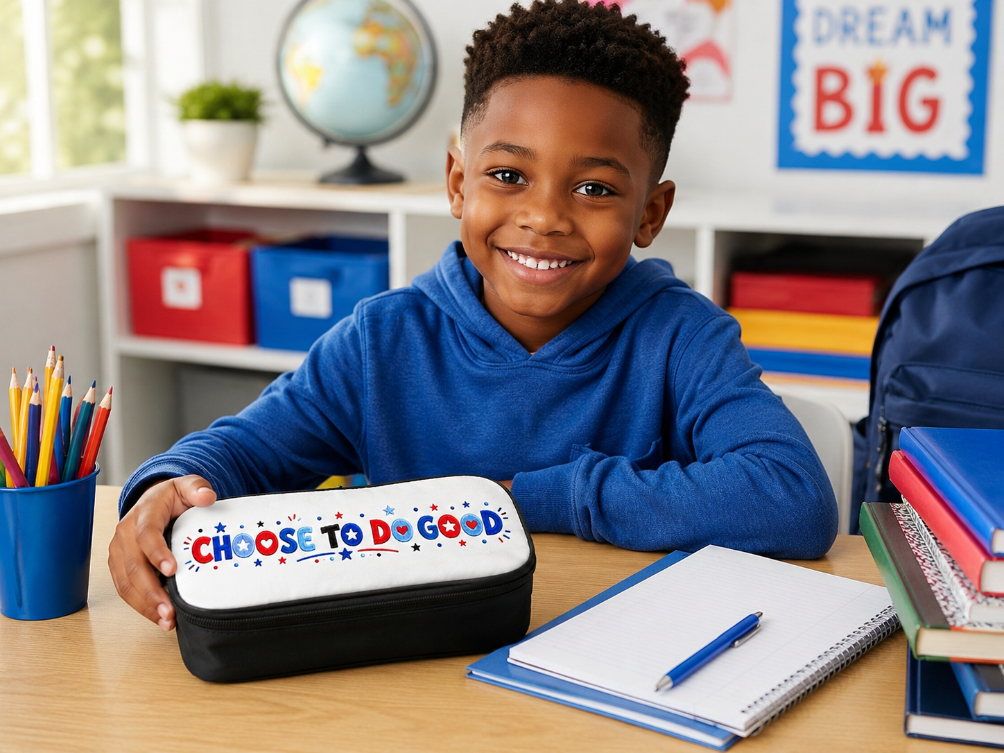 Choose To Do Good Boys Pencil Case – Knuckle Up Kids
