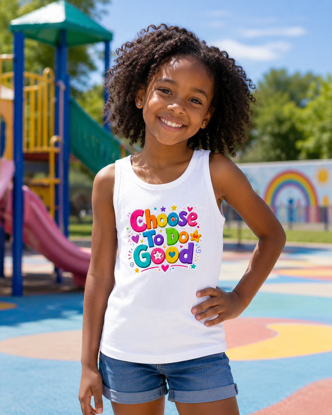 Choose To Do Good Girls Tank Top – Knuckle Up Kids