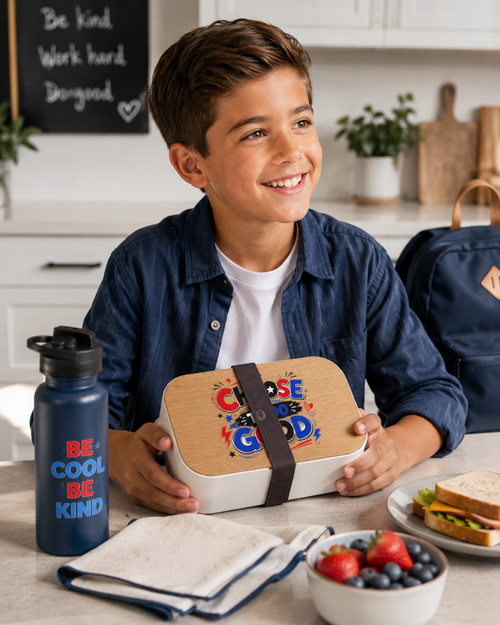 Choose To Do Good Boys Bento Lunch Box – Knuckle Up Kids