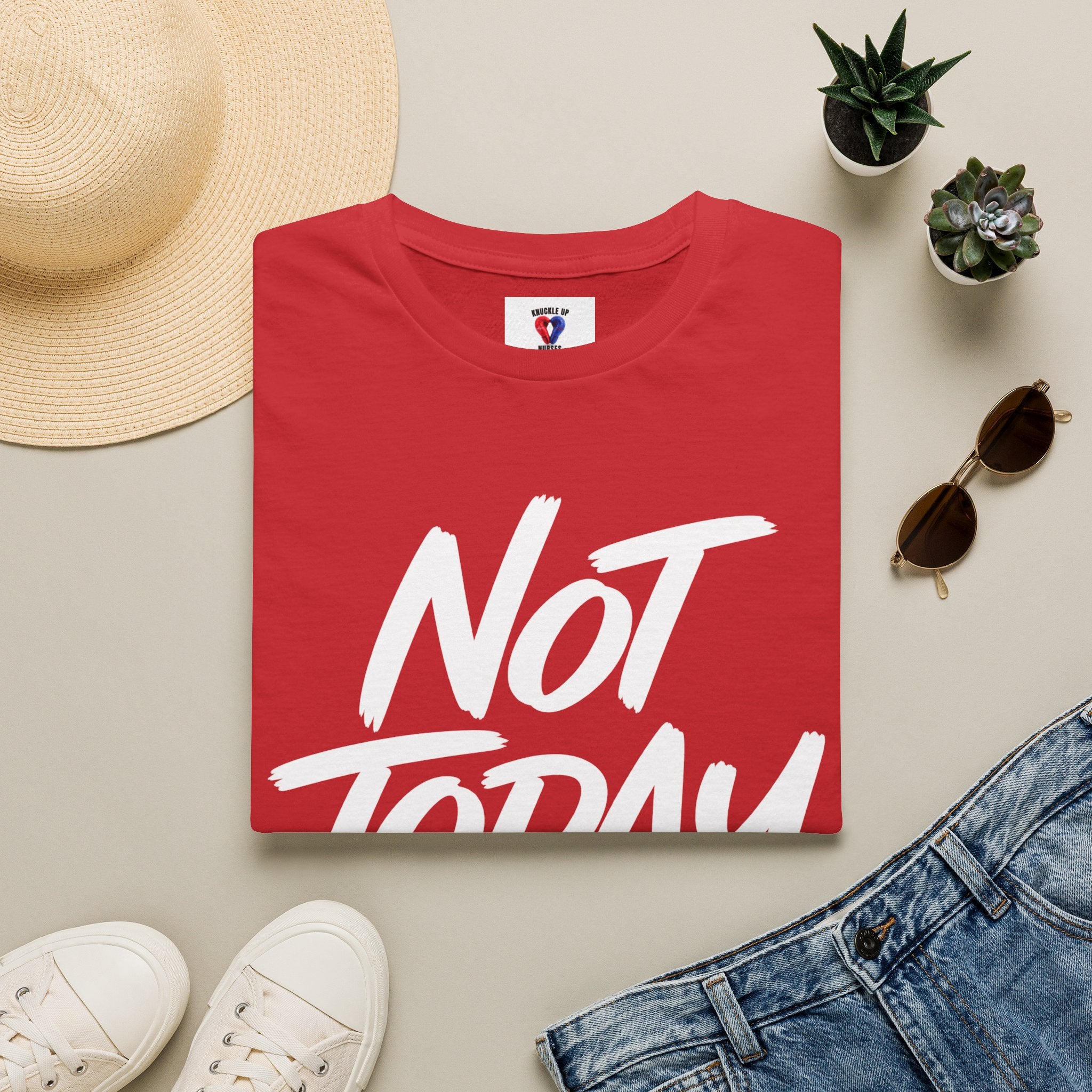 Not Today Unisex Softstyle T-Shirt | Bold Everyday Statement Shirt