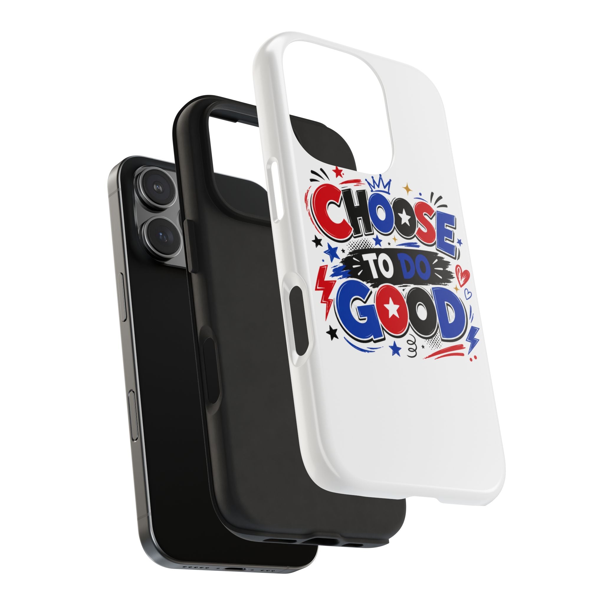 Boys Choose To Do Good Inspirational Glossy Tough Phone Case