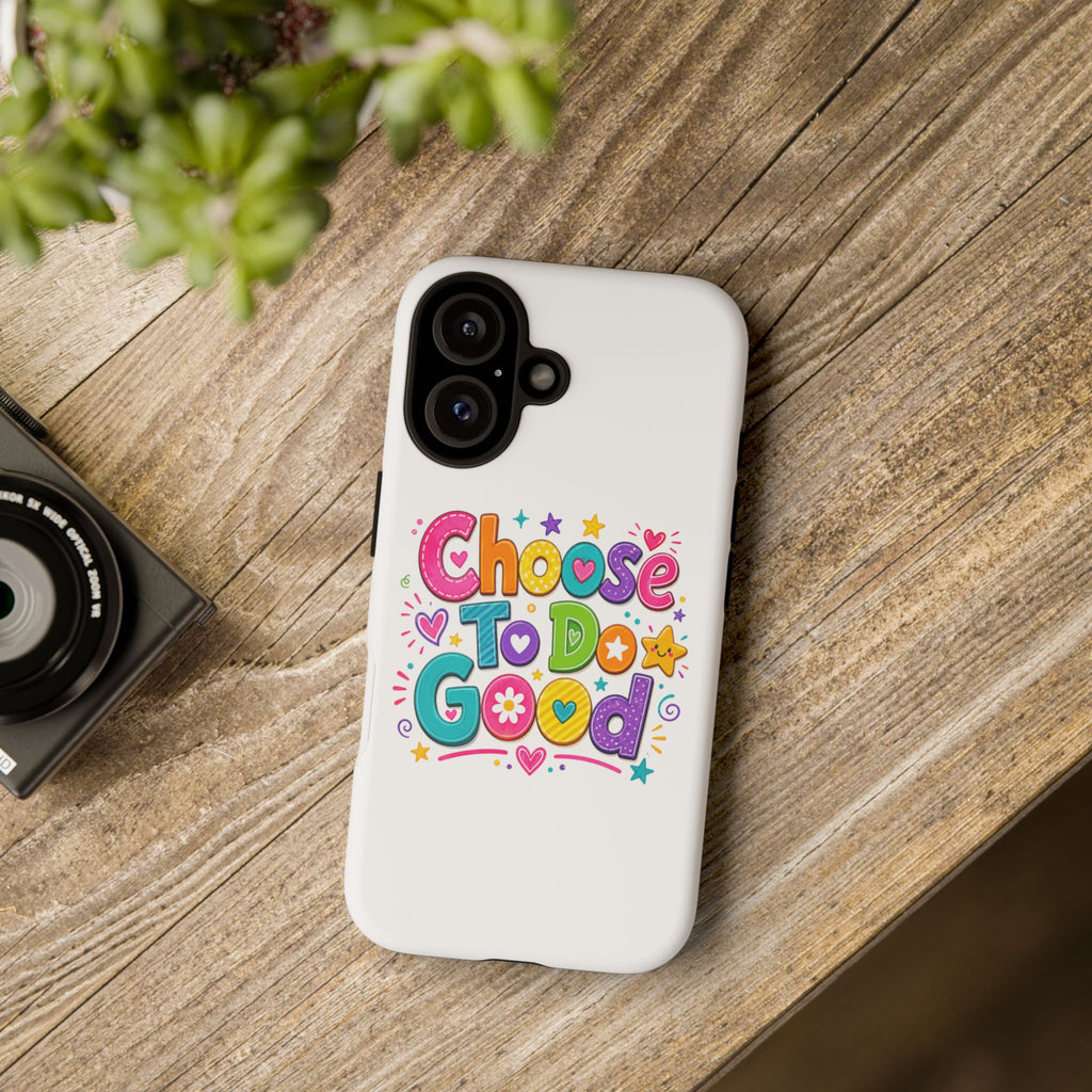Choose To Do Good Girls iPhone 16 Phone Case | Knuckle Up Kids