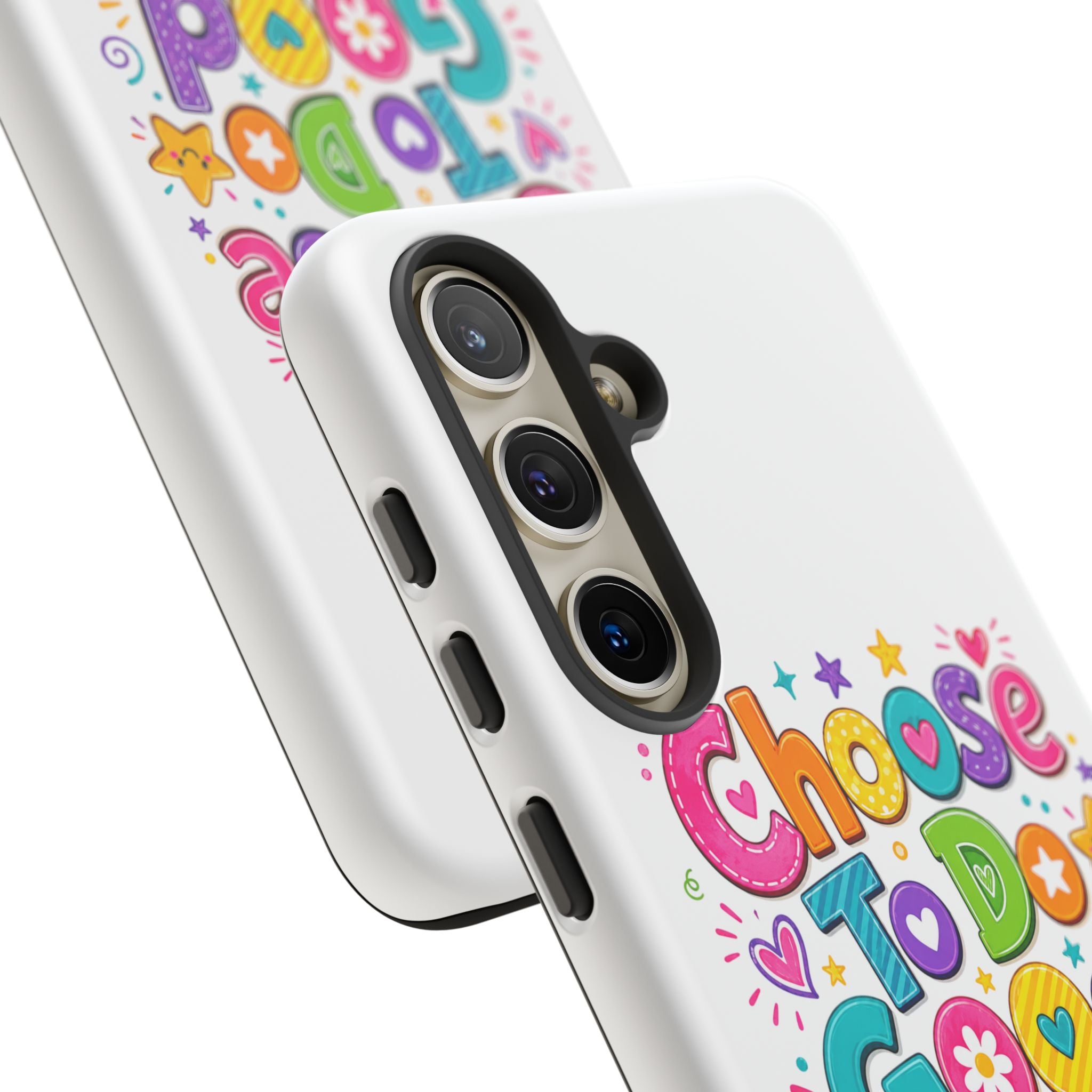 Girls Choose To Do Good Inspirational Tough Phone Case – Glossy or Matte