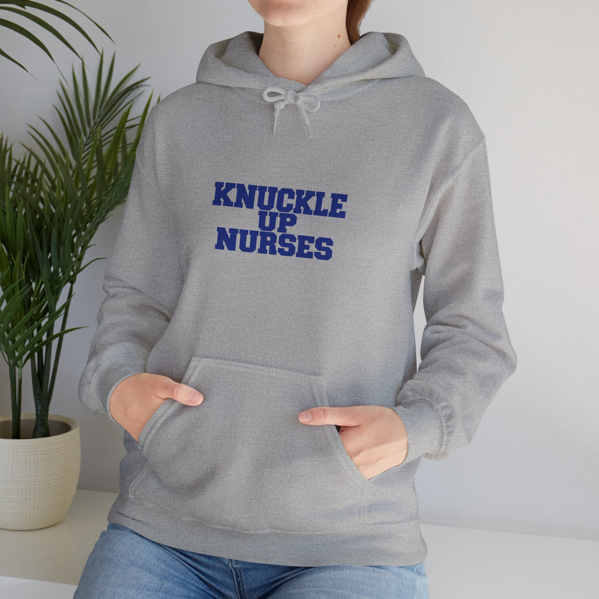 Knuckle Up Nurses Unisex Pullover Hoodie