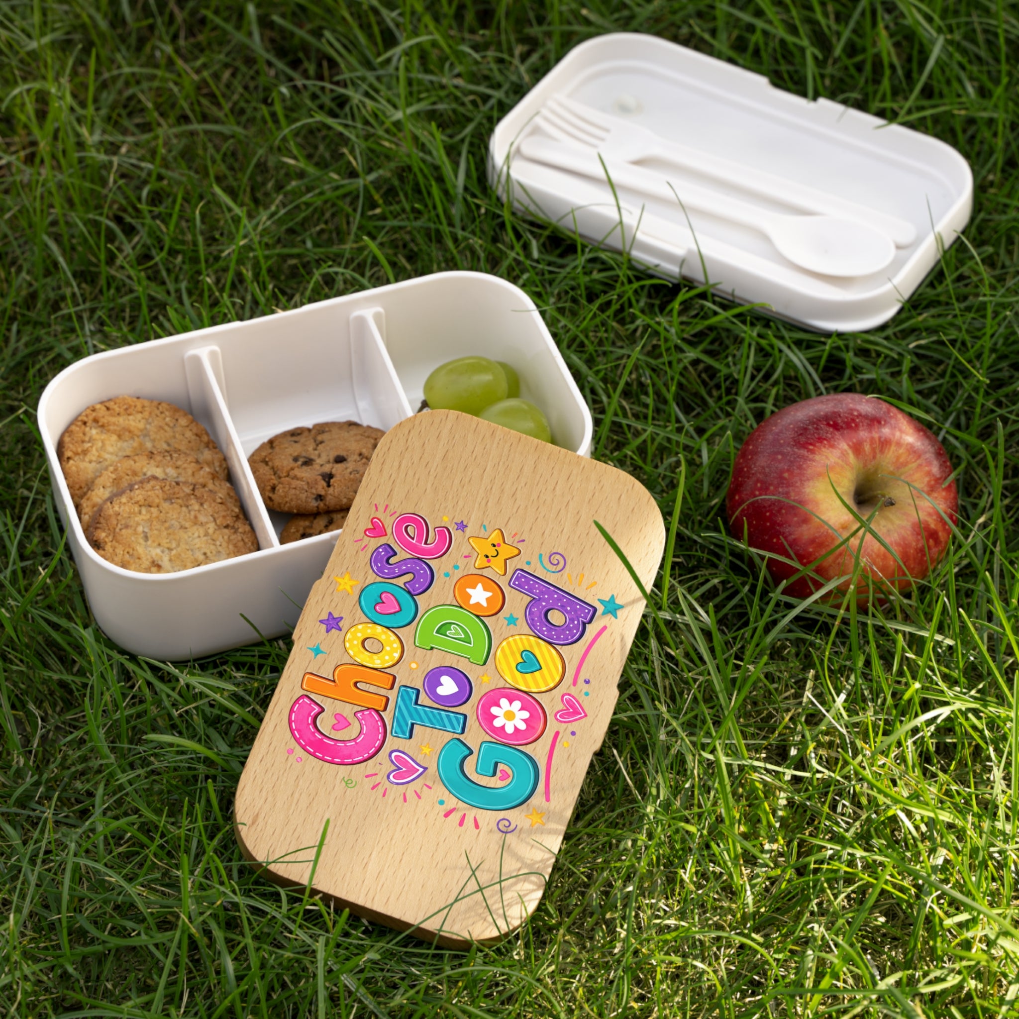 Choose To Do Good Girls Bento Lunch Box – Kids Back-to-School Lunch Container