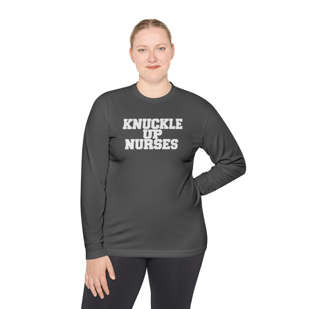 Knuckle Up Nurses Lightweight Performance Long-Sleeve Tee