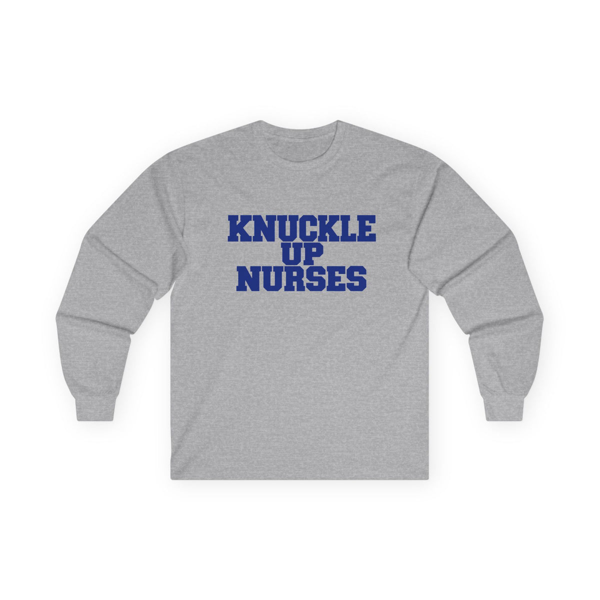 Knuckle Up Nurses Ultra Cotton Long-Sleeve Tee