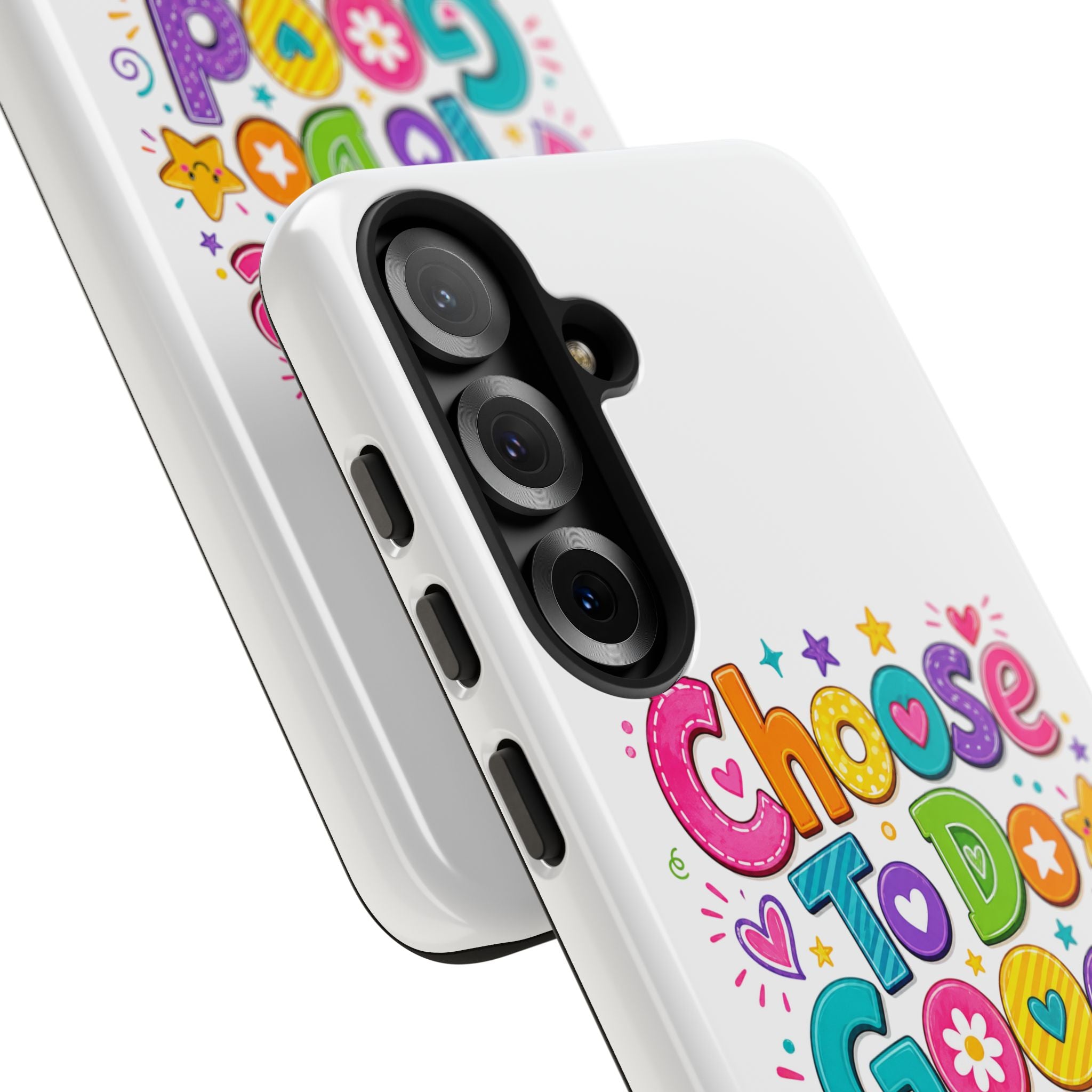 Girls Choose To Do Good Inspirational Tough Phone Case – Glossy or Matte