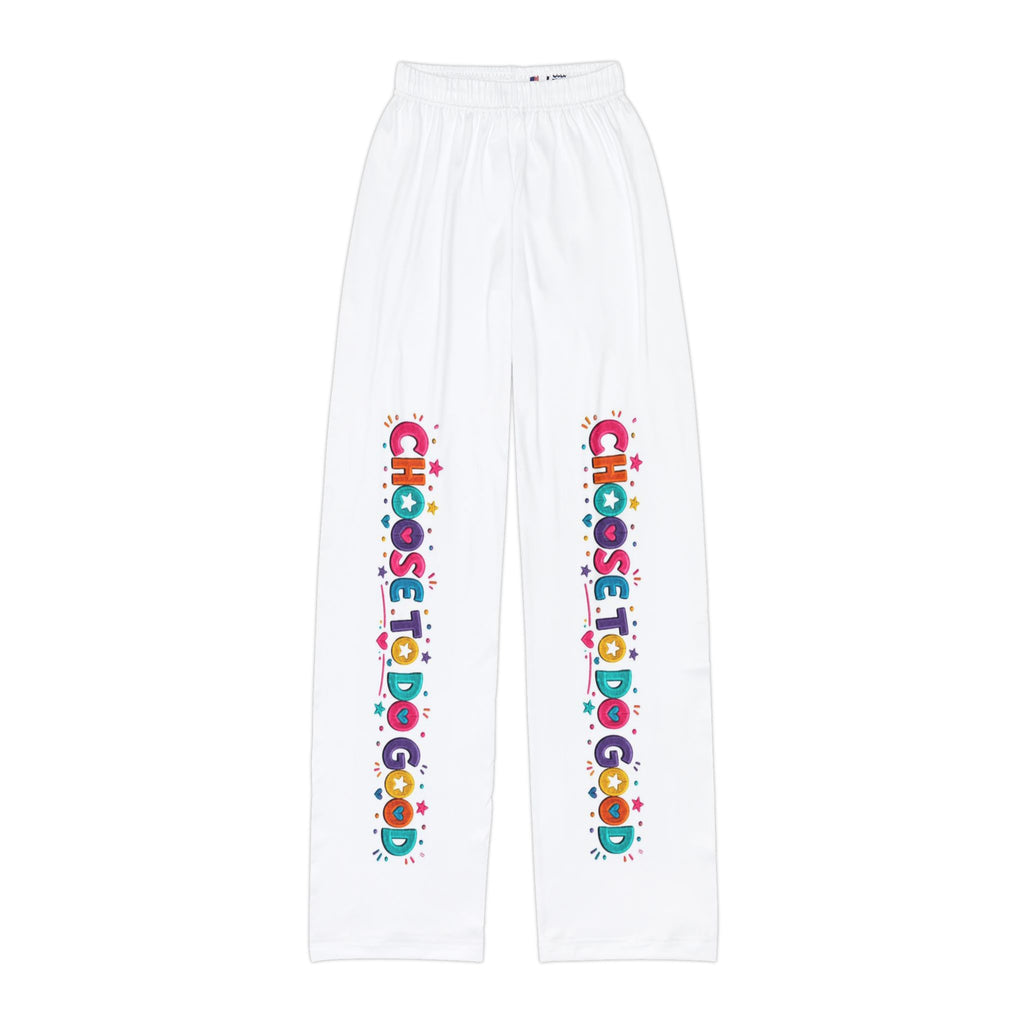 Choose To Do Good Kids Lounge Pants – Colorful Graphic