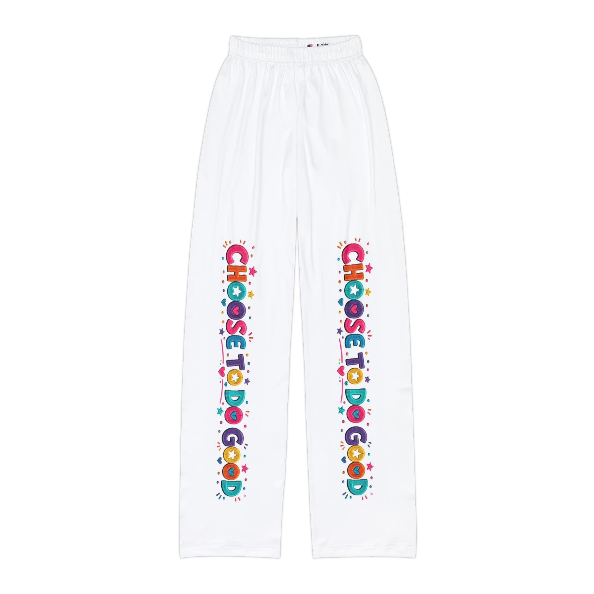 Choose To Do Good Kids Lounge Pants – Colorful Graphic