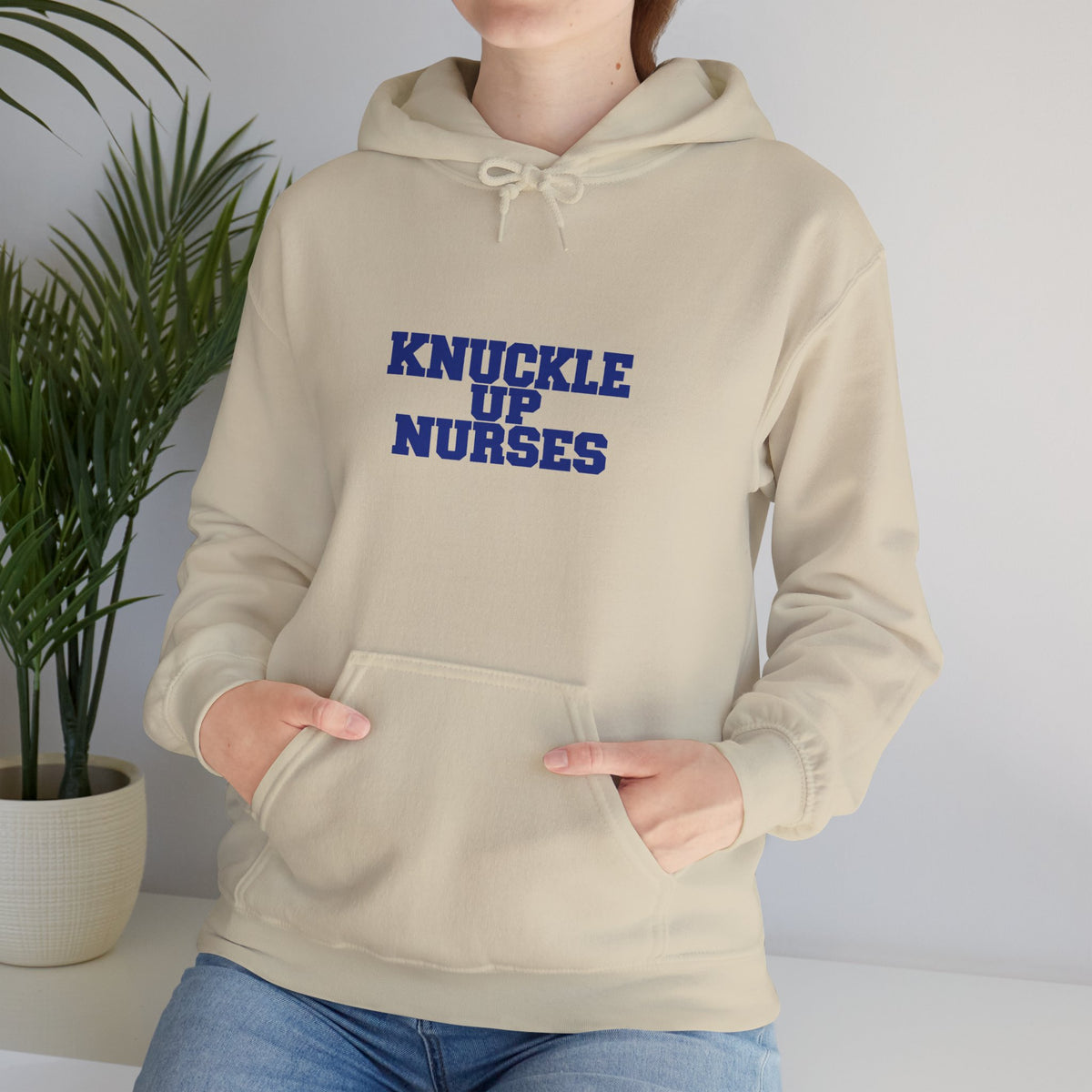 Knuckle Up Nurses Unisex Pullover Hoodie