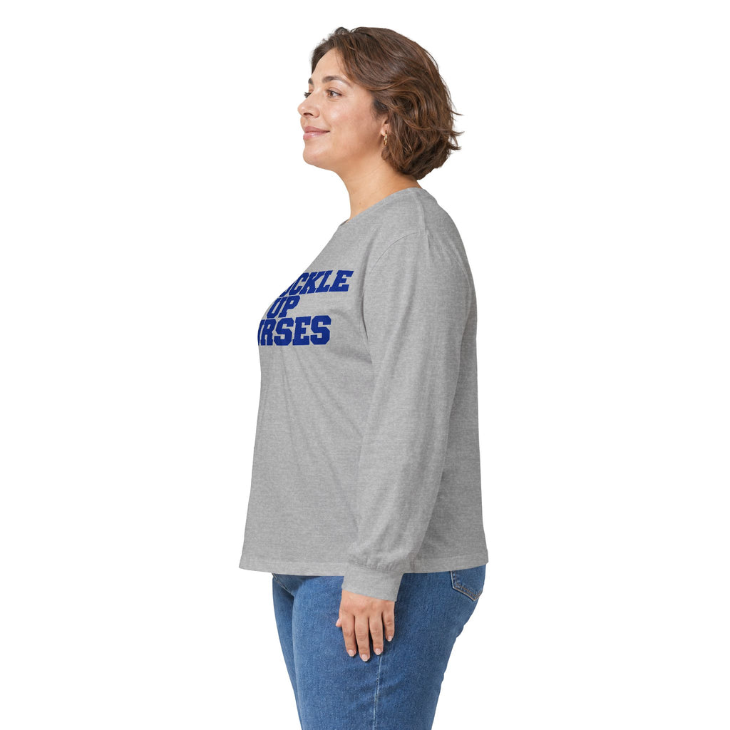 Knuckle Up Nurses Ultra Cotton Long-Sleeve Tee