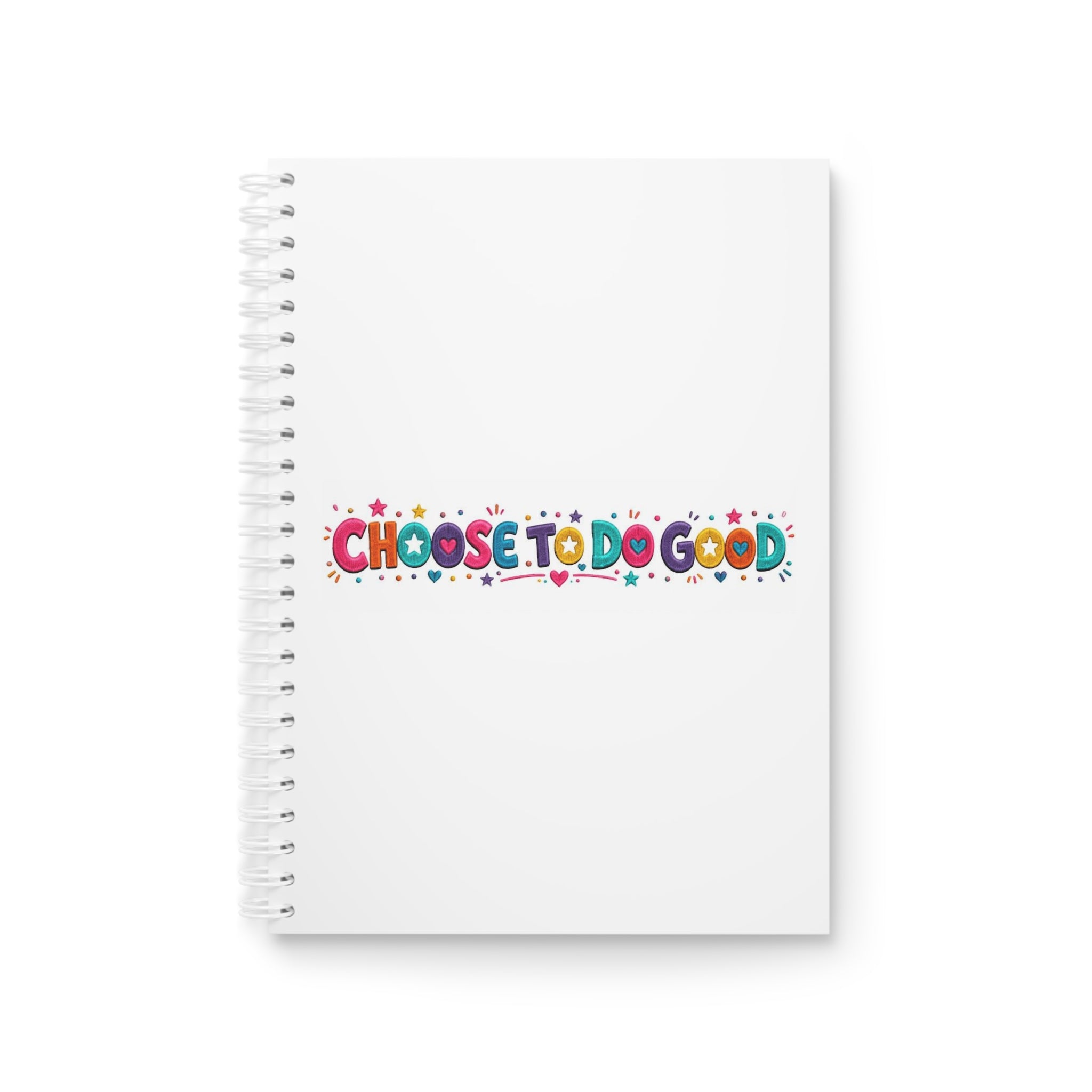 Choose To Do Good Girls Spiral Notebook – Knuckle Up Kids