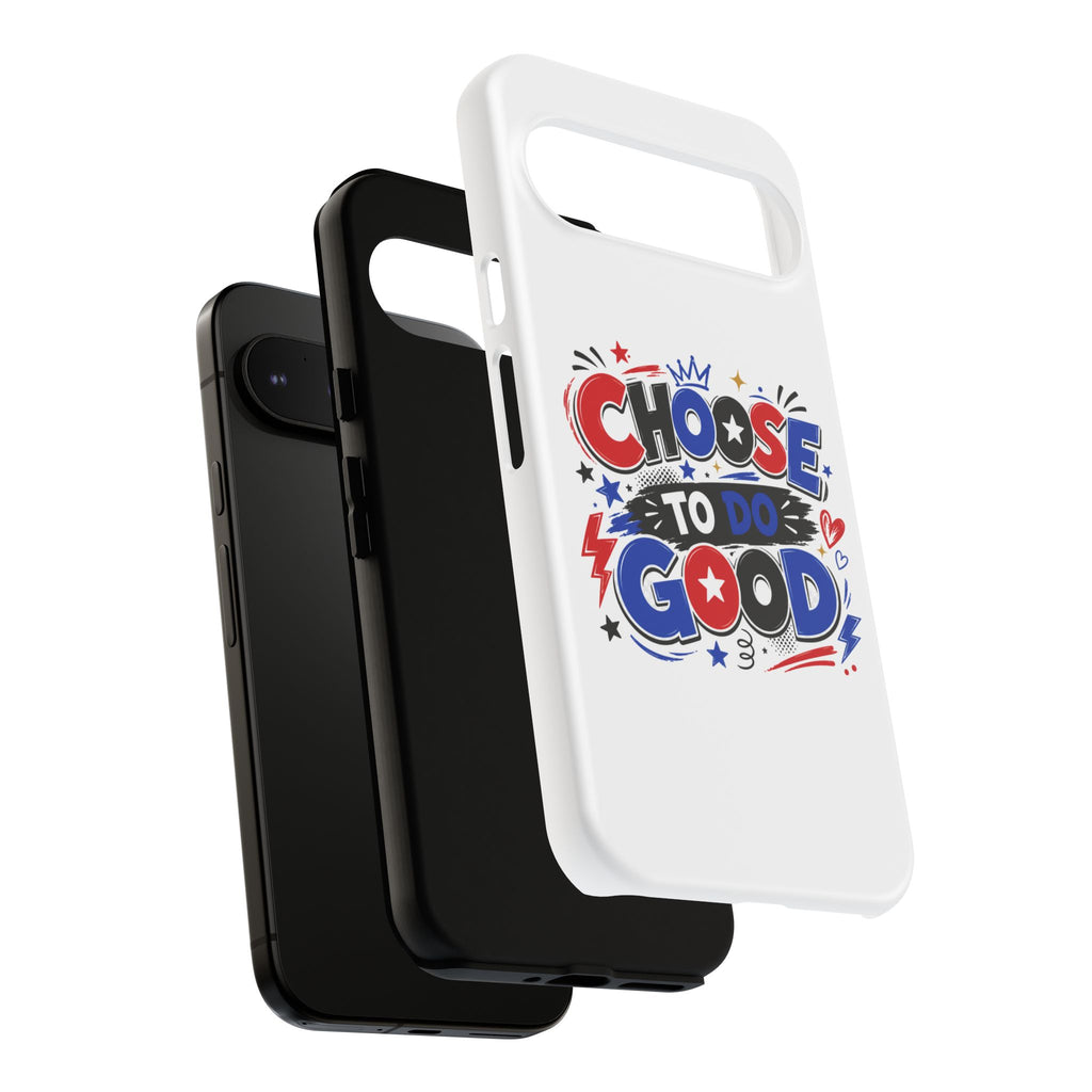 Boys Choose To Do Good Inspirational Tough Phone Case – Glossy or Matte