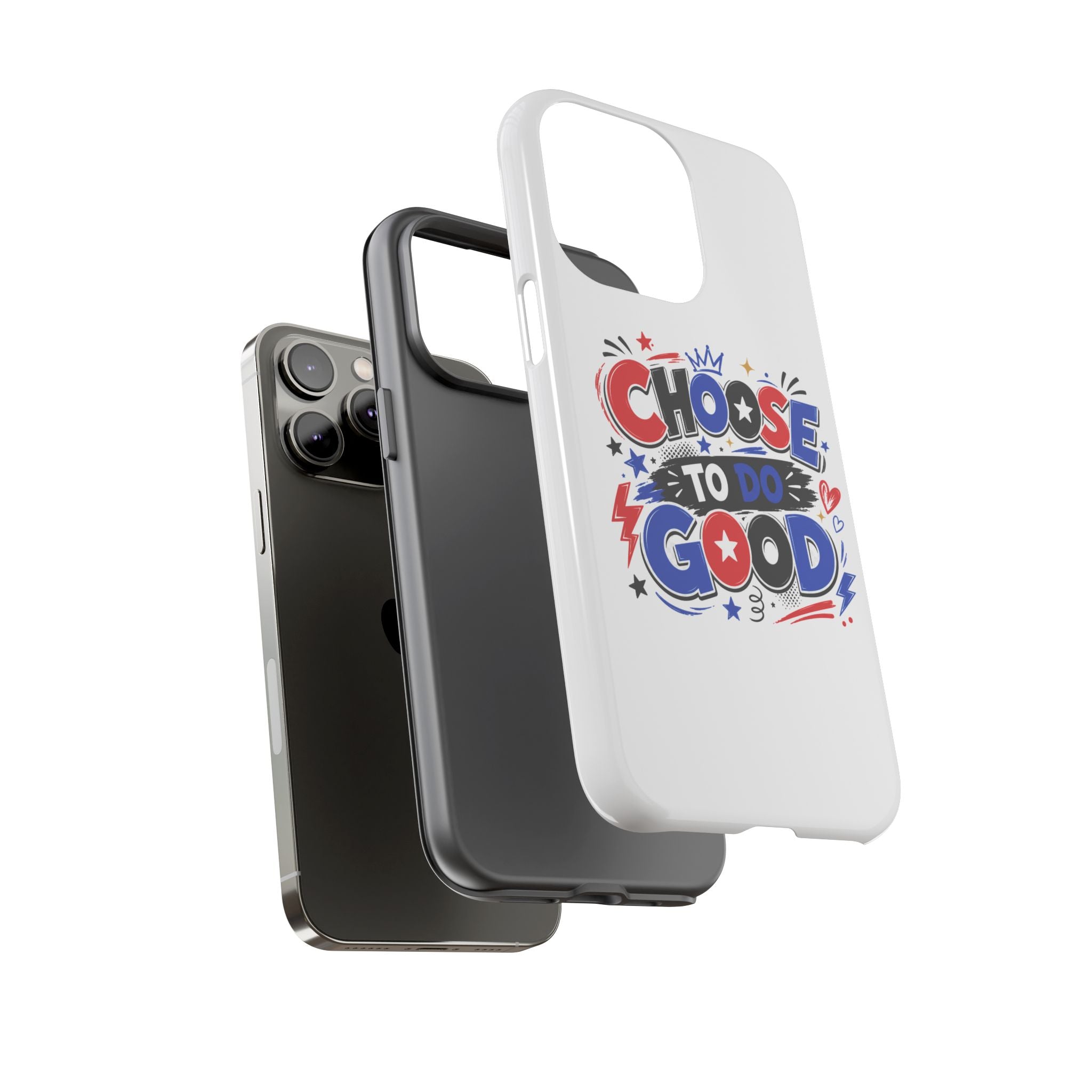 Boys Choose To Do Good Inspirational Tough Phone Case – Glossy or Matte