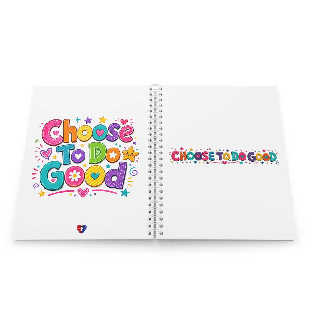 Choose To Do Good Girls Spiral Notebook – Knuckle Up Kids