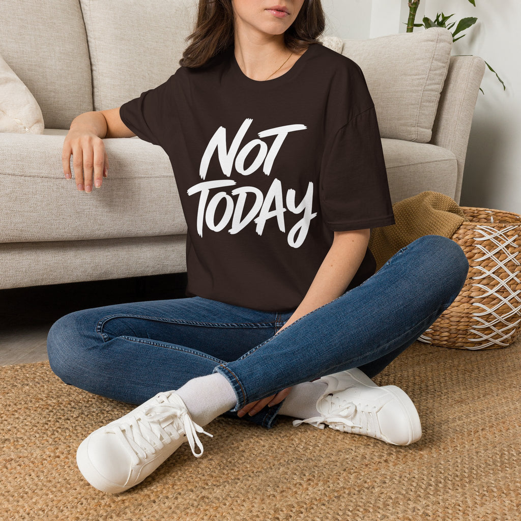 Not Today Unisex Softstyle T-Shirt | Bold Everyday Statement Shirt