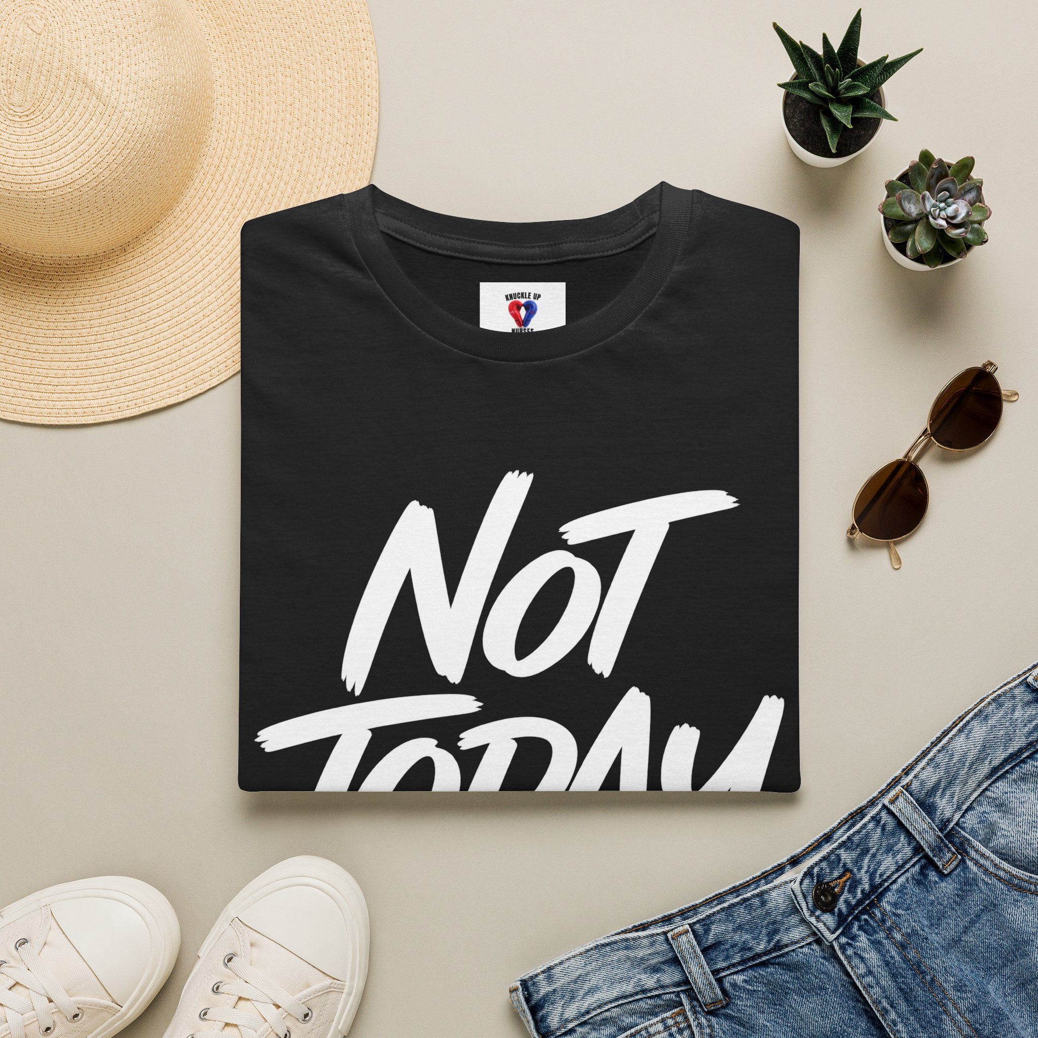 Not Today Unisex Softstyle T-Shirt | Bold Everyday Statement Shirt