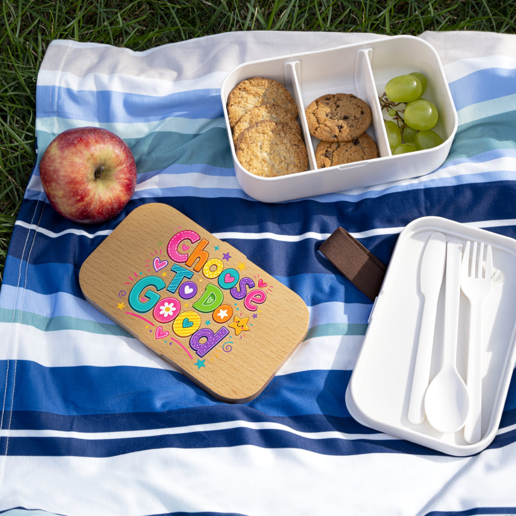 Choose To Do Good Girls Bento Lunch Box – Kids Back-to-School Lunch Container